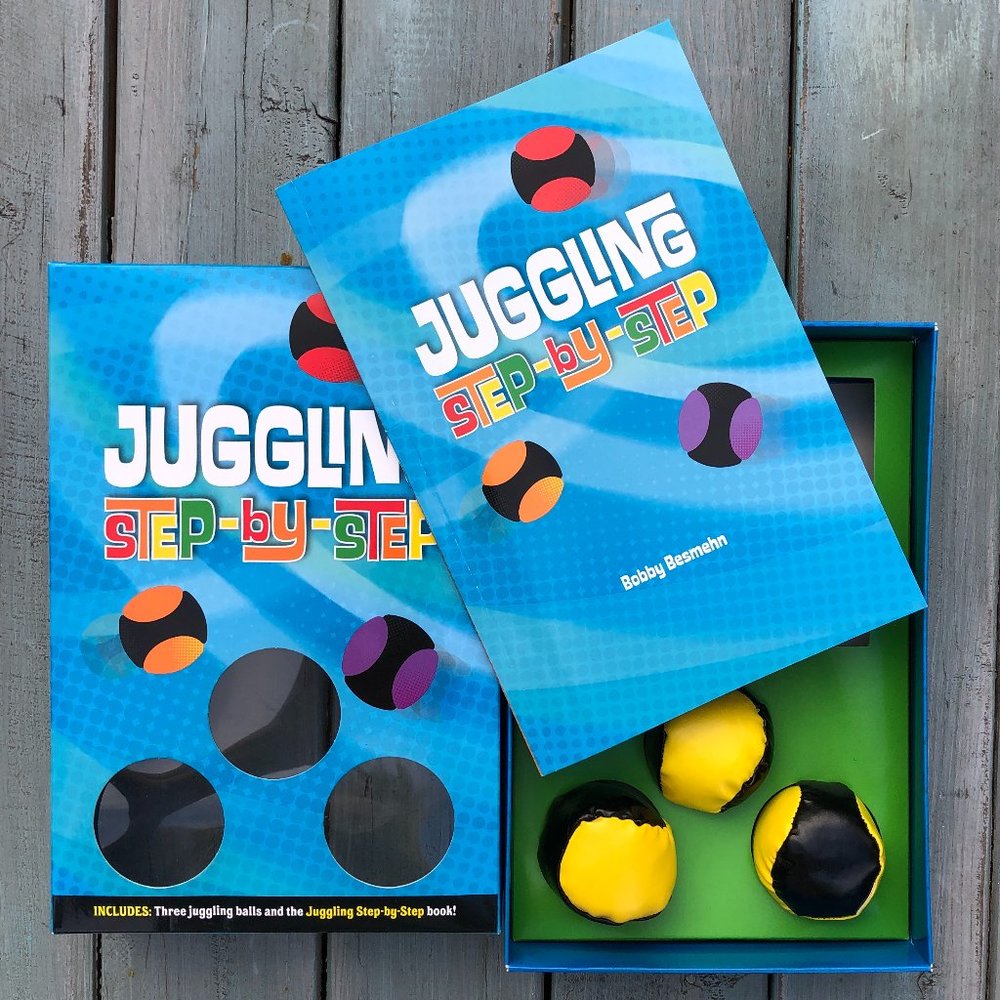 Juggling Step-By-Step Kit: Book by Bobby Besmehn & Three Juggling Balls